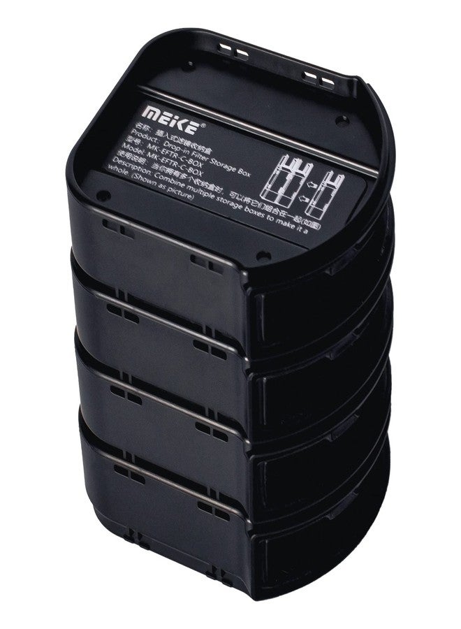 Meke Meike Drop-in Filter Storage Box Hold For 4 Filters Such as VND CPL UV Black Pro-Mist Drop-in Filters etc - Image 2